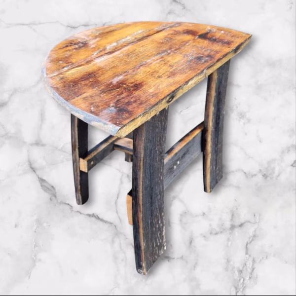 Reclaimed Half Moon Coffee Table - Image 2