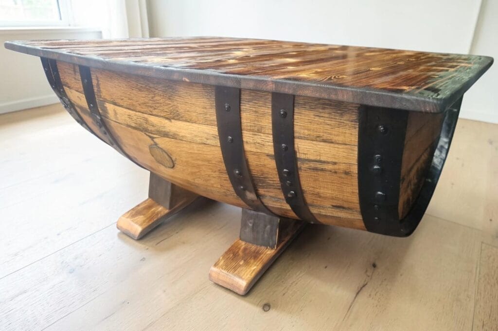 Whiskey Barrel Coffee Table