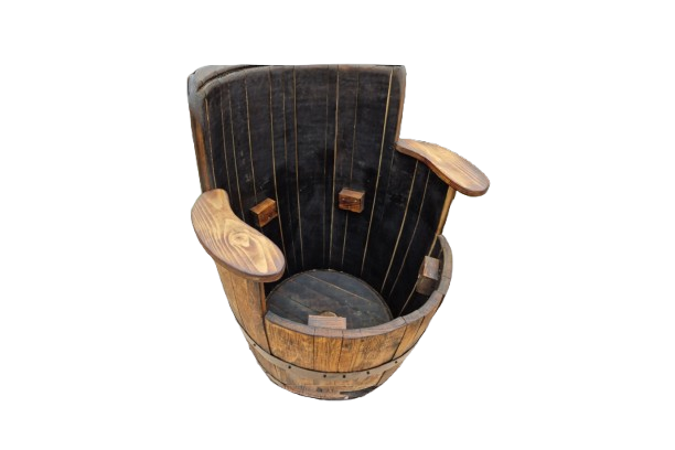 whiskey barrel lounge set