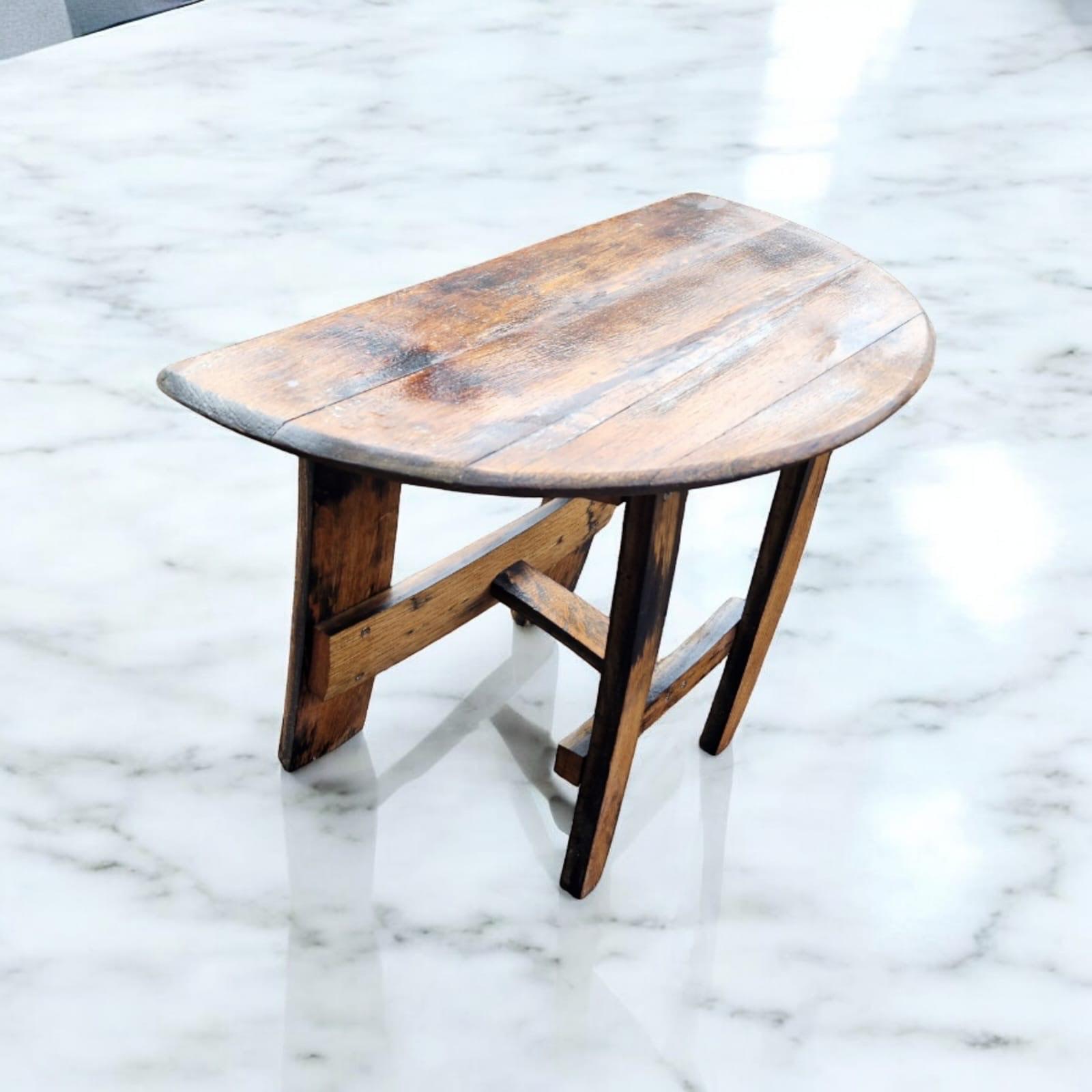 Reclaimed Half Moon Coffee Table - Image 3