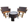 Whiskey Barrel Furniture Set