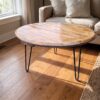 Reclaimed Whiskey Barrel Coffee Table
