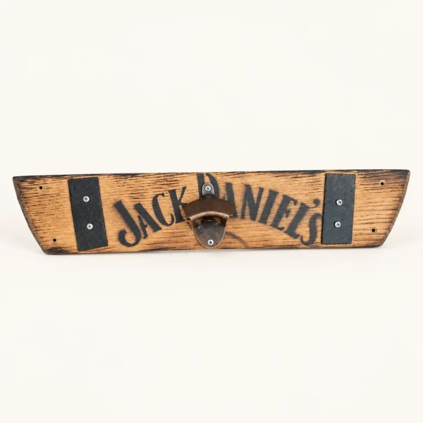 Handcrafted Barrel Stave Bottle Opener